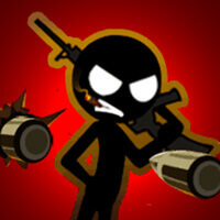 Stickman Laser Shoot Game