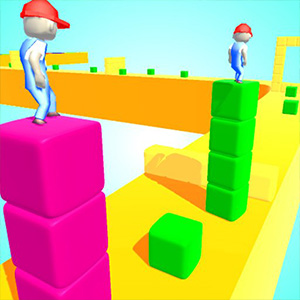 Cube Tower Surfer Game