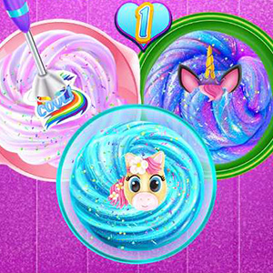 Unicorn Slime Cooking game