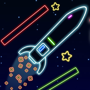 Neon Rocket game