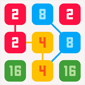 Connect The Same Number game