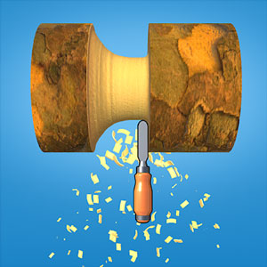 Wood Turning 3D game