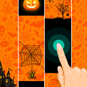 Halloween Magic Tiles game